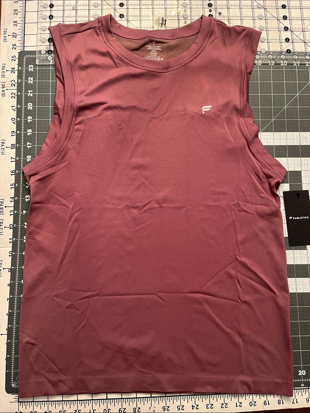 Fabletics Women's Muscle Tee Tank - muted purple